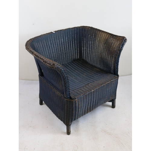 230 - Lloyd Loom type club house chair