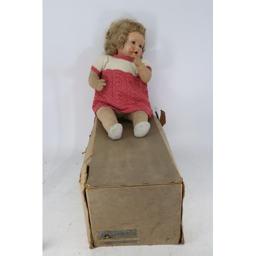 361 - Armand Marseille 3518K bisque head doll together with a Deans hygenic doll and original Deans box