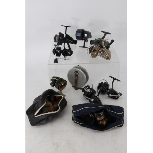 502 - Mitchell 1140 RD, Habou 506, Shakepeare mark 2, Garcier 204, Mitchell 300 x2, Ambidex casting reel, ... 