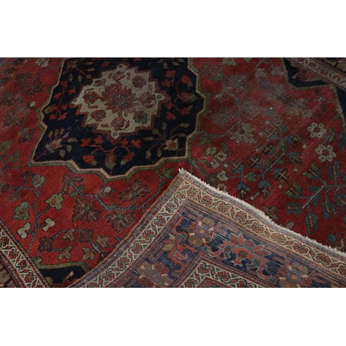 499 - Two Vintage Persian floor rugs measures approx. 134cm x 205cm and the other measures approx. 137cm x... 