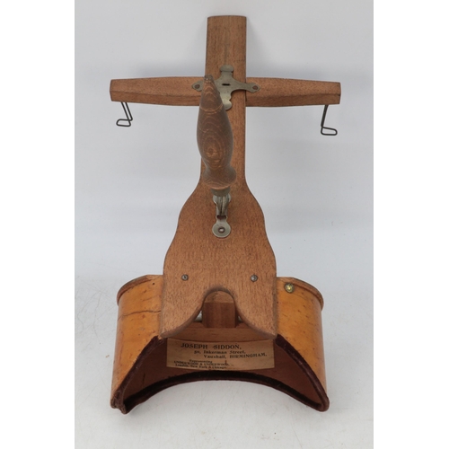 495 - Vintage wooden stereoscope viewer by Joseph Siddon