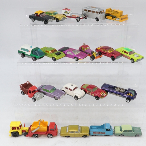 118 - Good selection of Lesney, Hotwheels Redline and Matchbox diecast vehicles