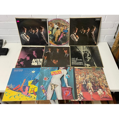 343 - Quantity of vintage and later records to include the Rolling Stones, Sex Pistols, Led Zepplin, Limit... 