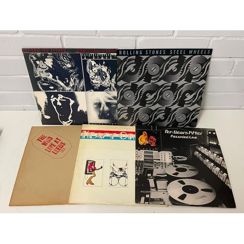 343 - Quantity of vintage and later records to include the Rolling Stones, Sex Pistols, Led Zepplin, Limit... 