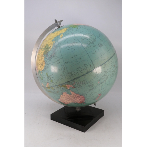 471 - Vintage Philips globe on stand.