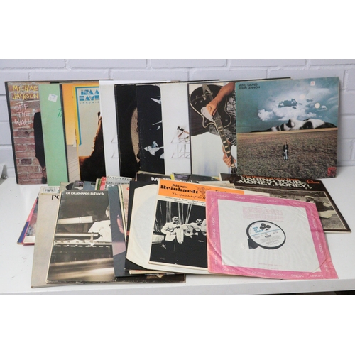 478 - A selection of assorted records to include Jazz records, Pop records, soul records including Michael... 