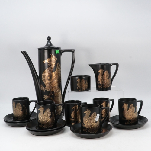 504 - A Portmerrion Phoenix coffee set