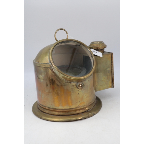 512 - Brass cased vintage Binacle