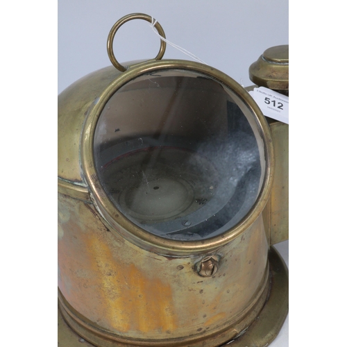 512 - Brass cased vintage Binacle