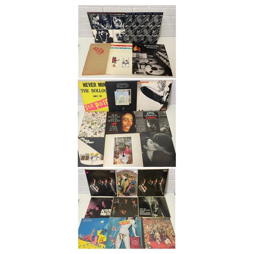 343 - Quantity of vintage and later records to include the Rolling Stones, Sex Pistols, Led Zepplin, Limit... 