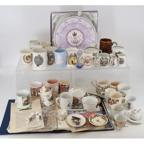 242 - Large quantity of coronation and commemorative ware ranging from ceramics, textiles, ephemera etc