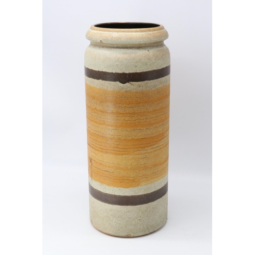 291 - Tall west German ceramic pot (approx. 42cm tall)