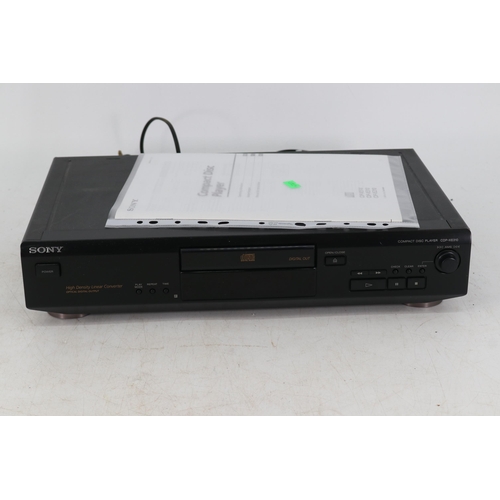 301 - sony cdp-xe510 cd player with instructions TRADE/SPARES/REPAIRS