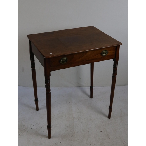 415 - Antique side table measures approx. 60cm w x 45cm d x 73cm h