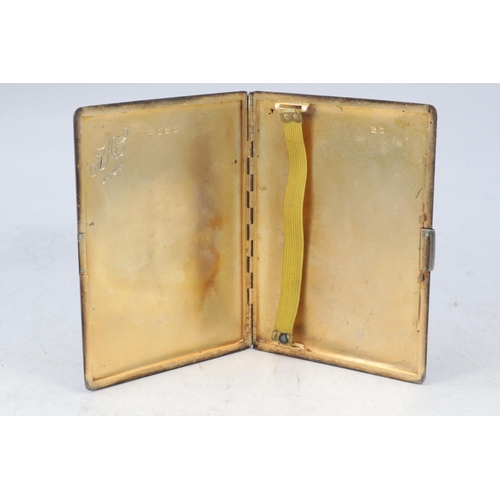 9 - Silver hallmarked cigarette case