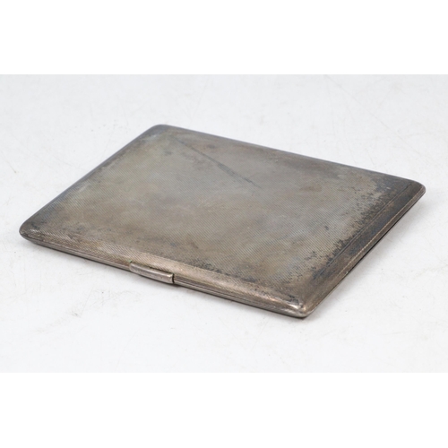 9 - Silver hallmarked cigarette case