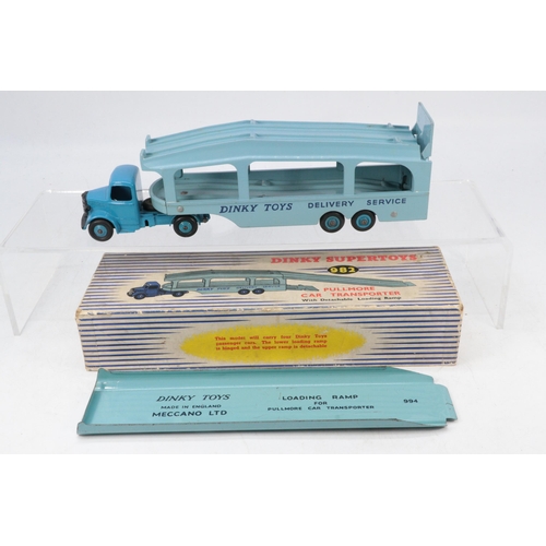 47 - A boxed Dinky Super toys diecast vehicle 982 Pullmore car transported