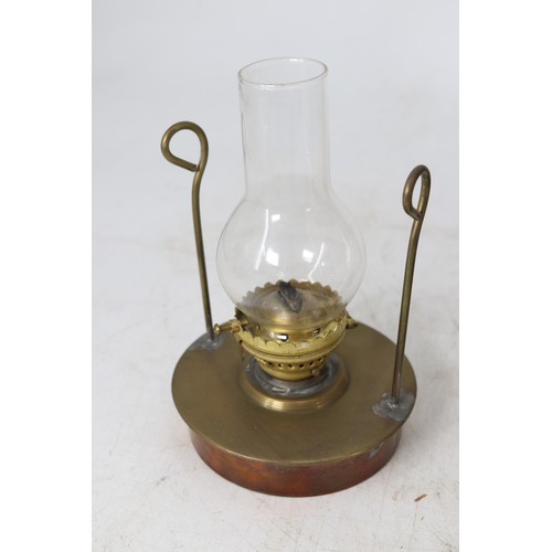 184 - Ships lamp by Anchor measures approx. 34cm h excluding handle.