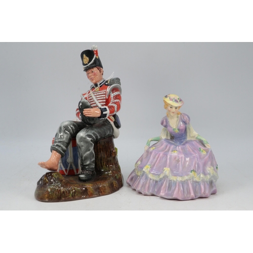 53 - Royal Doulton figurine Doreen HN1390 (noted peeling to bottom) together with Drummer boy HN2629