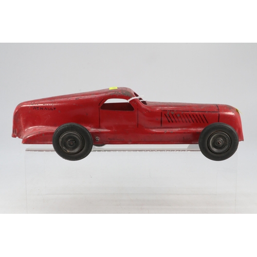 91 - Vintage French tinplate Nervasport Renault sports car.