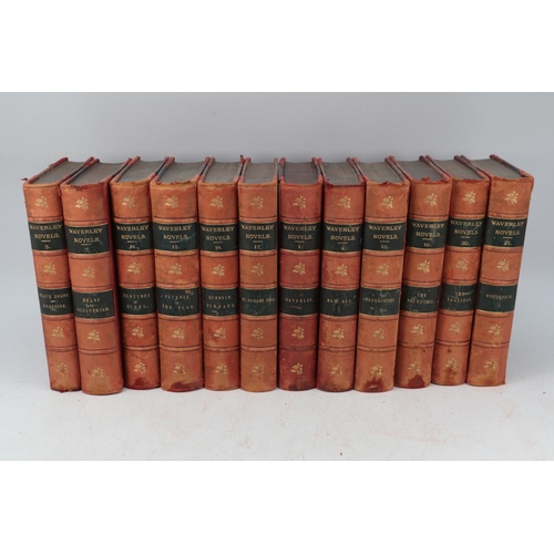 247 - 25 Volumes of Waverley Novels by Sir Walter Scott 1897