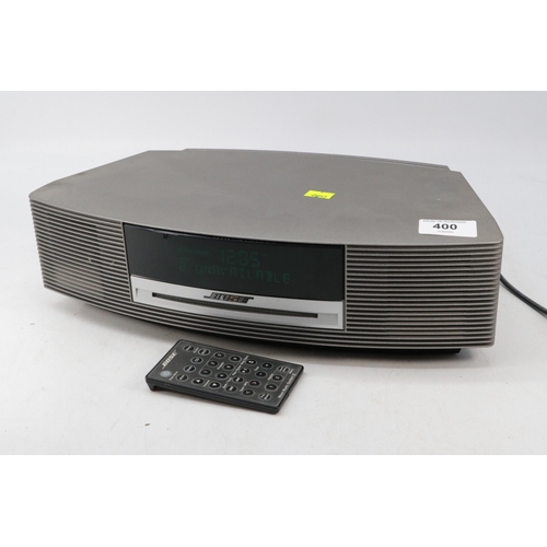 400 - A Bose wave music system 3 with remote control  (trade spares and repairs)