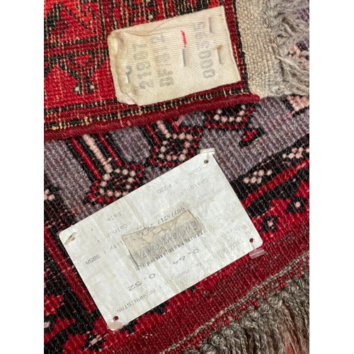 496 - Three Persian style small floor rugs, and three prayer mats