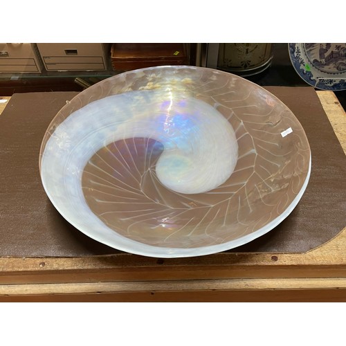 259B - Large art glass bowl (approx. 48cm diameter)