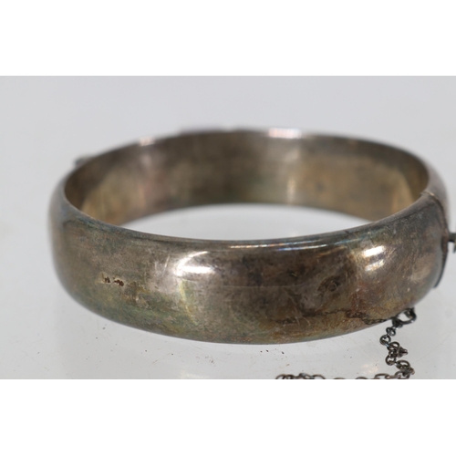 6 - Sterling silver bangle