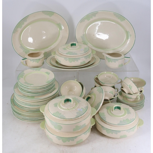 239 - Large quantity of art deco Royal Doulton Athlone dinnerware (inspect all)