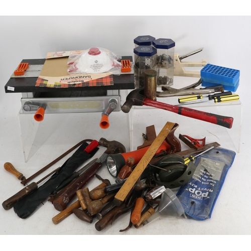 245 - An assortment of tools, fixtures and fittings - trade - spares or repairs.