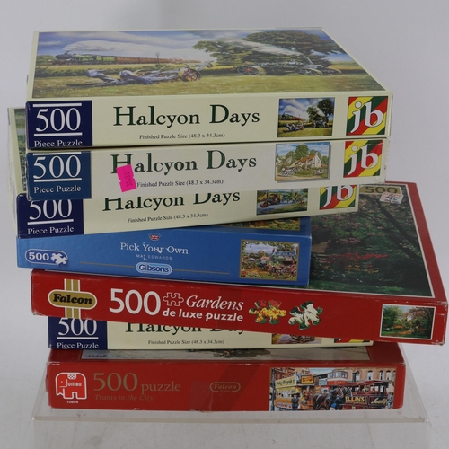 374 - Seven jigsaw puzzles (some sealed)