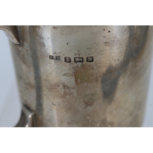 2 - Sterling silver tankard with presentation inscription dated 1938 together with a silver back hairbru... 