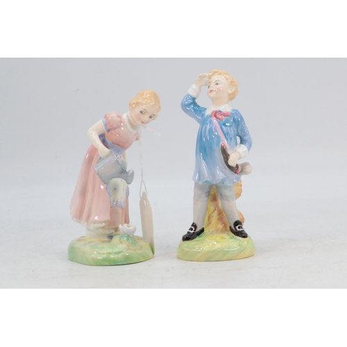 64 - Royal Doulton figures Little boy blue and Mary Mary