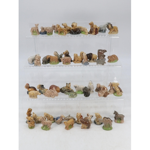 121 - Good selection of Wade Whimsies animals