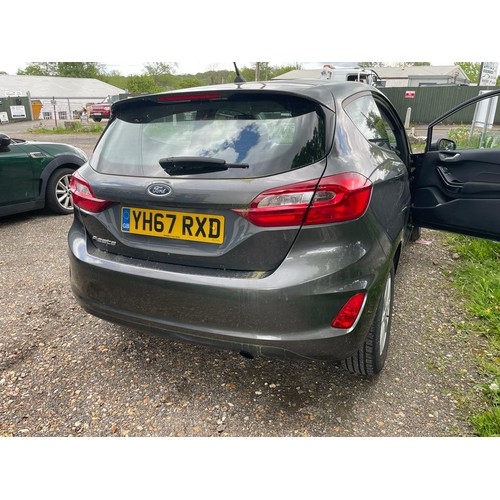 1A - A Ford Fiesta, 3dr, 1.1 manual, approx. 28000, no V5 or service paperwork, 2 keys