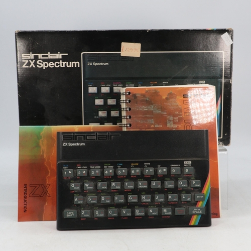 148 - A boxed Sinclair ZX Spectrum in original box (trade, spares and repairs)