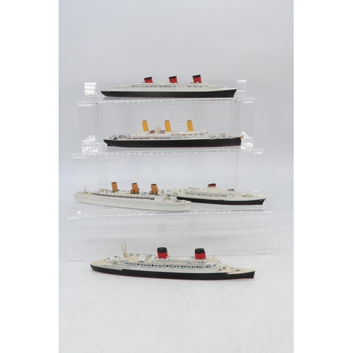 158 - Quantity of Mercator cast ocean liners to include Titanic and others (10)