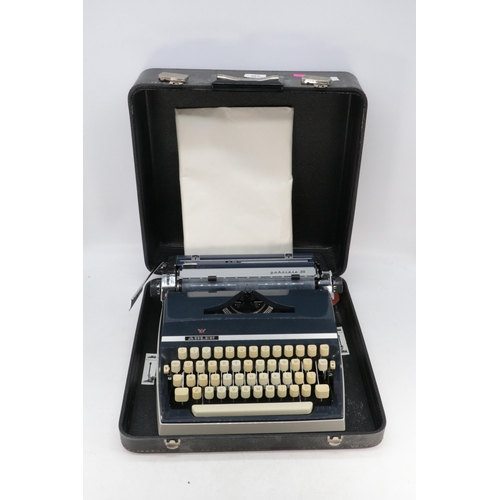 330 - A cased Adler Gabriele 35 typewriter