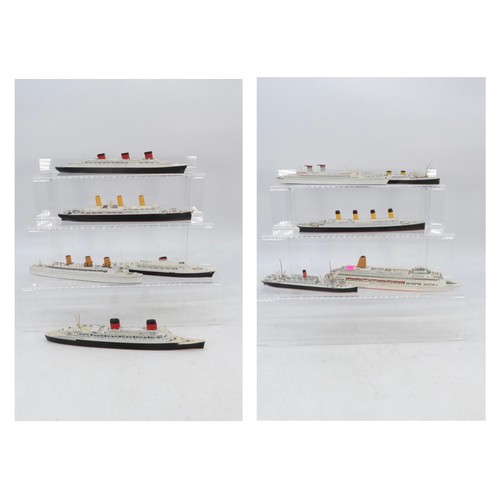 158 - Quantity of Mercator cast ocean liners to include Titanic and others (10)