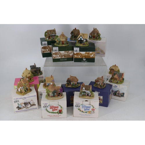 67 - Carton of boxed Lilliput lane