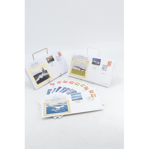 32 - Approx. 100 mainly Benham Concorde anniversary first day covers together with a selection of others