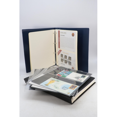 153 - A selection of Football interest commemorative covers including World Cup 1996, Album of Deluxe coll... 