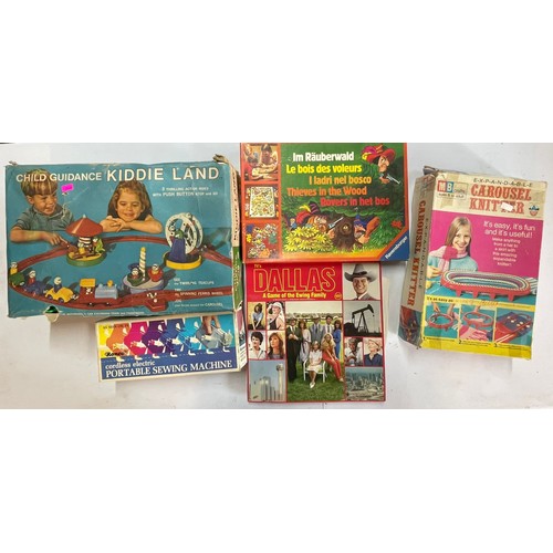 182 - Good selection of vintage games to include Connect Four, Battleships, Kiddie land and lots more (in ... 