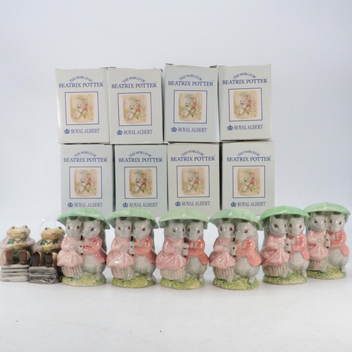 458 - Quantity of Royal Albert Beatrix Potter figures to include 60th Anniversary, 2 x Hunca Munca, 2 x To... 