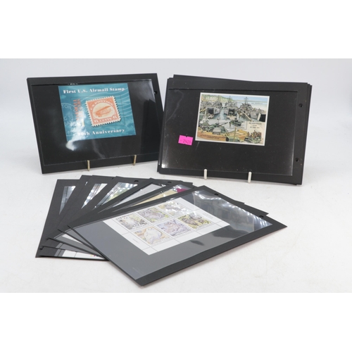 1 - In excess of 100 assorted stamp mini sheets GB and various others