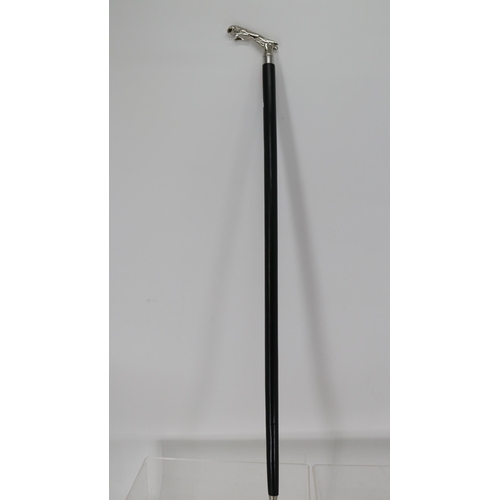 16 - Jaguar mascot topped walking stick