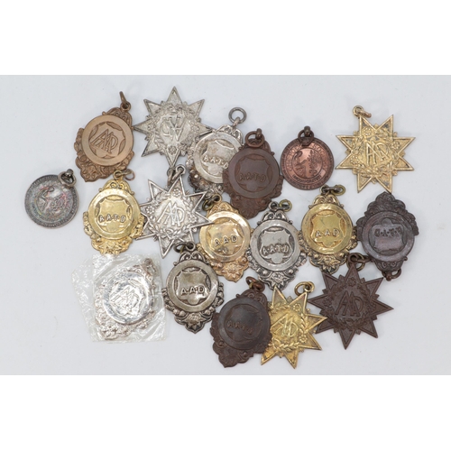 20 - Selection of vintage and later ballet medallions, 12x Silver and a number of copper / bronze example... 