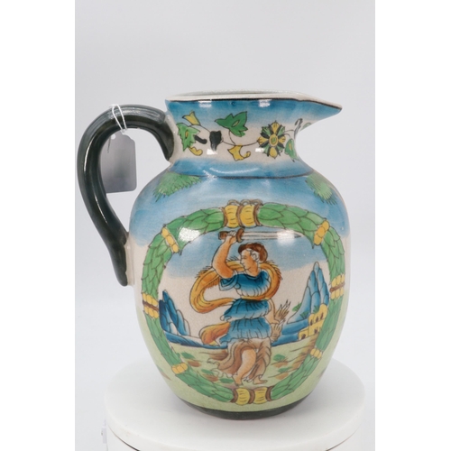 69 - Majolica jug