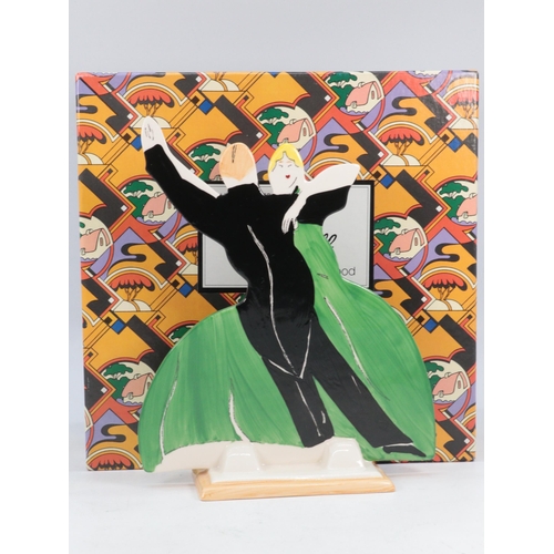 53 - Bizarre by Clarice Cliff by Wedgwood boxed Age of Jazz dancing couple no. 49/150